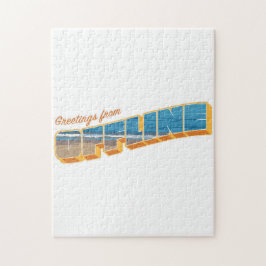 Puzzle Saludos desde fuera