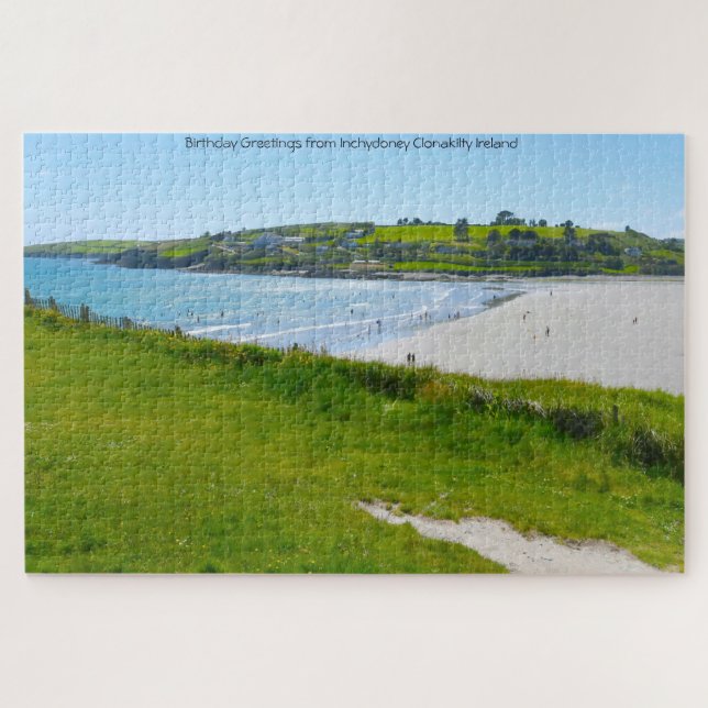 Puzzle Saludos desde Inchydoney Clonakilty Ireland Jigsa (Horizontal)