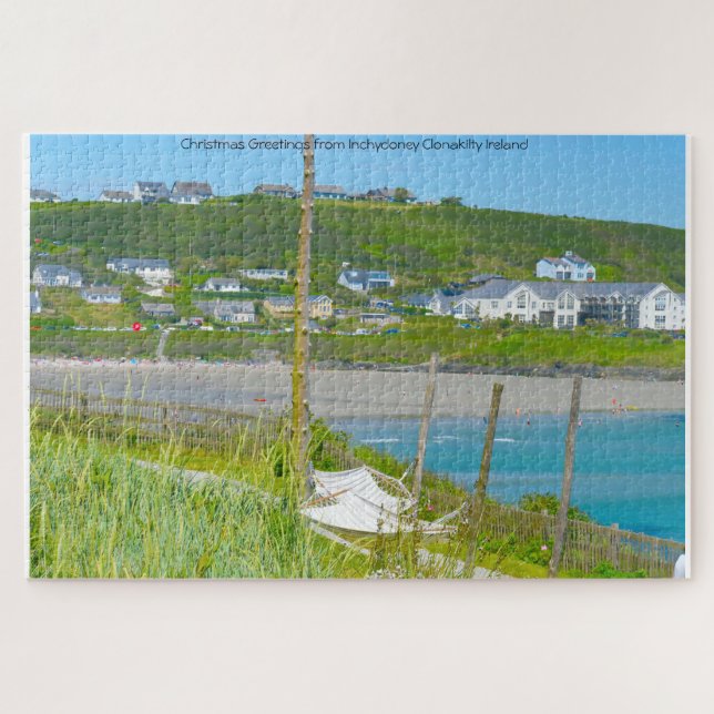 Puzzle Saludos desde Inchydoney Clonakilty Irlanda Jigsa (Horizontal)