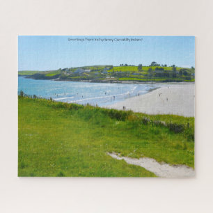 Puzzle Saludos desde Inchydoney Clonakilty Irlanda Jigsa