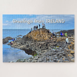 Puzzle Saludos desde Irlanda: Calzada del Gigante, Antrim