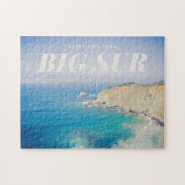 Puzzle Saludos desde la tarjeta postal estilo añeja Big S