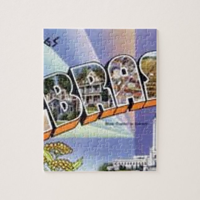 Puzzle Saludos desde Nebraska (Vertical)