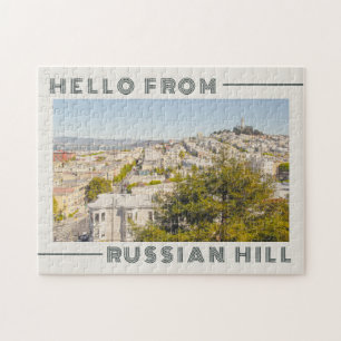 Puzzle Saludos desde Russian Hill San Francisco Retro