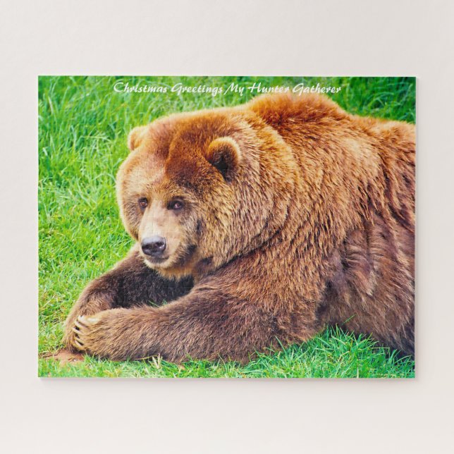 Puzzle Saludos navideños a mi cazador Jigsaw Puzz (Horizontal)