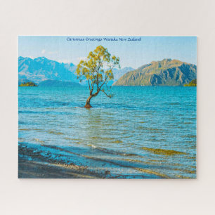 Puzzle Saludos navideños Lago Wanaka