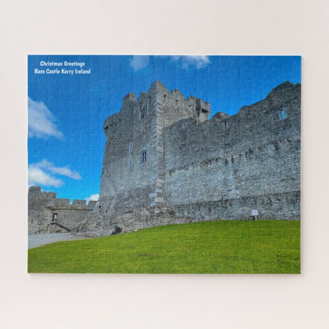 Puzzle Saludos navideños Ross Castle Kerry Ireland Jig (Horizontal)