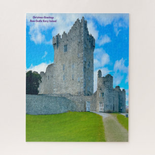 Puzzle Saludos navideños Ross Castle Kerry Ireland Jig