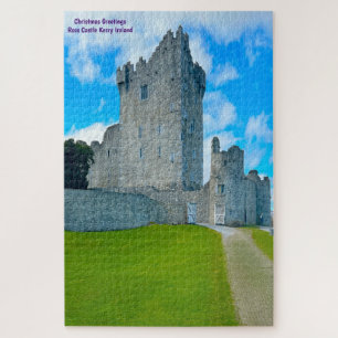 Puzzle Saludos navideños Ross Castle Kerry Ireland Jig