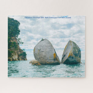 Puzzle Saludos navideños Split Apple Rock Kaiteriteri