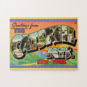 Puzzle Saludos Vintage Catskill Mountains