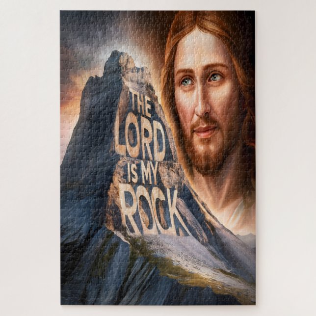 Puzzle Salvador Divino: El Señor es mi Rock (Vertical)