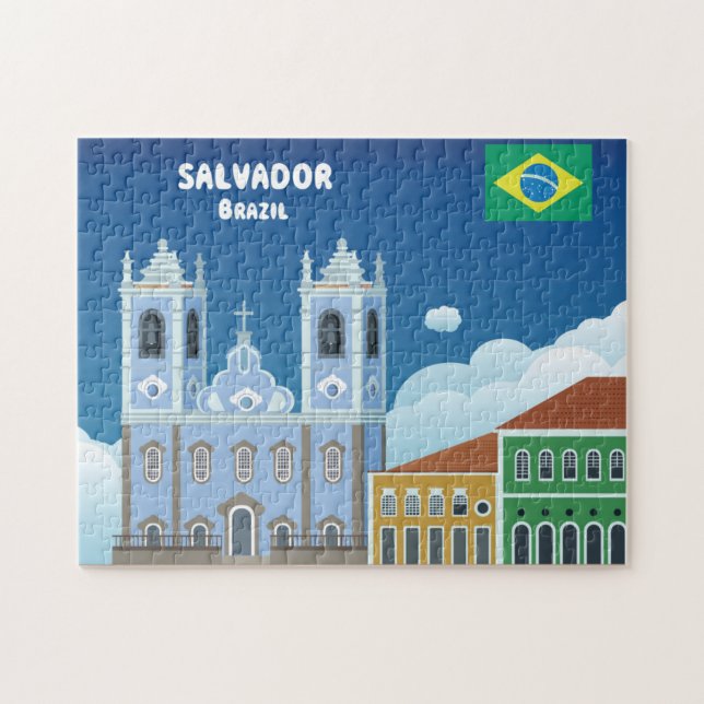 Puzzle Salvador el Brasil (Horizontal)