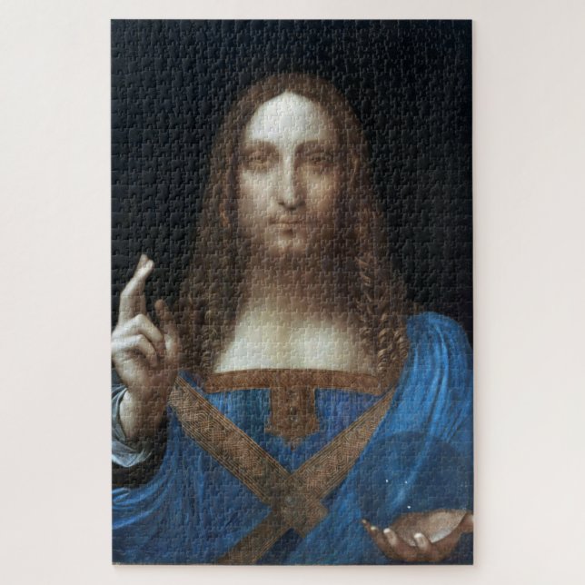 Puzzle Salvador Mundi, Jesucristo, Leonardo da Vinci (Vertical)
