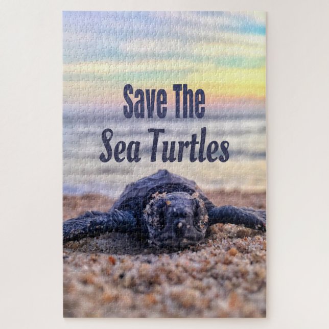 Puzzle Salvar a las tortugas marinas (Vertical)