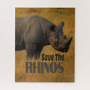 Puzzle Salvar a los rinocerontes