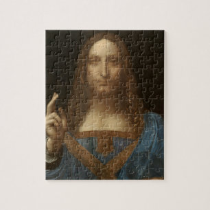 Puzzle Salvator Mundi de Leonardo da Vinci (Jesucristo)