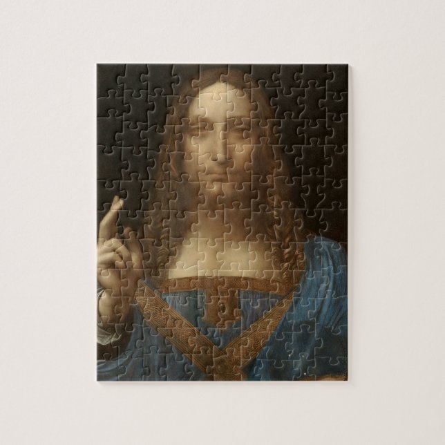 Puzzle Salvator Mundi (Jesucristo) de Leonardo da Vinci (Vertical)