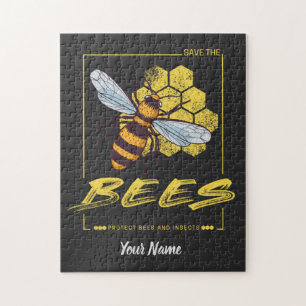 Puzzle Salven las abejas para apicultores y piratas
