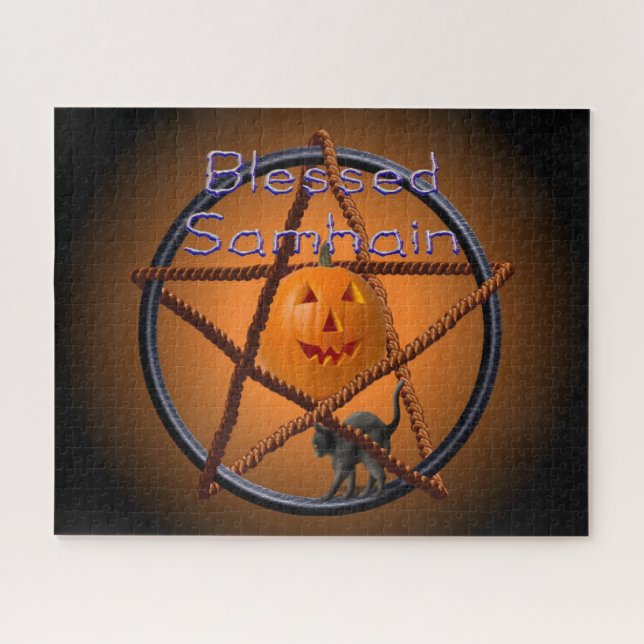 Puzzle samhain pentacle (Horizontal)
