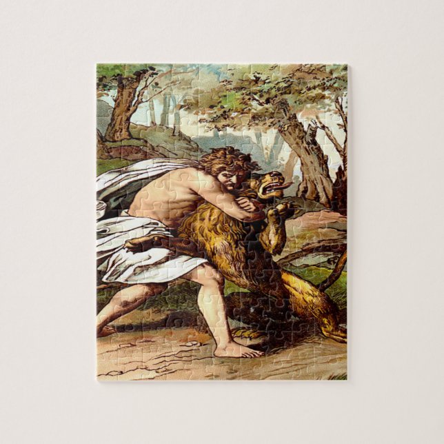 Puzzle samson que mata a un pequeño diseño del (Vertical)