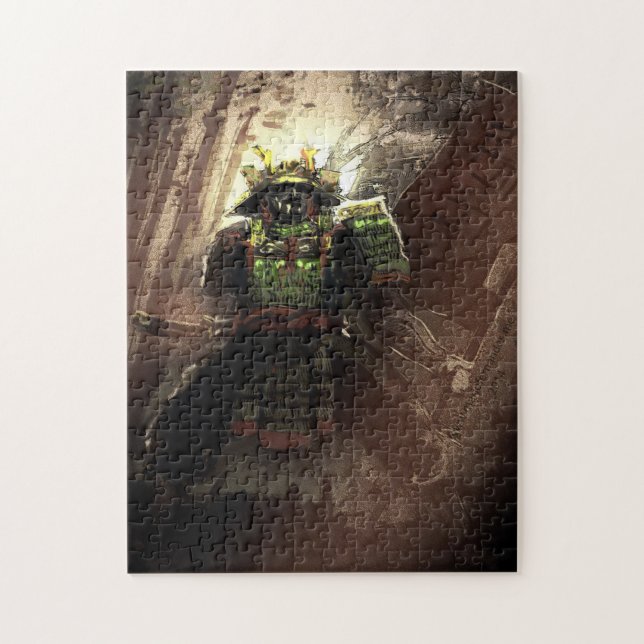 Puzzle samurai art (Vertical)