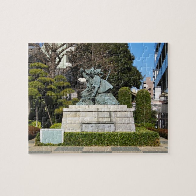 Puzzle Samurai Kamakura Gongoro Kagemasa Kabuki Estatua (Horizontal)