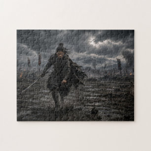 Puzzle Samurái Oscuro — Guerrero de Batalla Épica   Puzzl