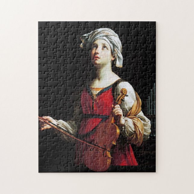 Puzzle San Cecilia (Santa Cecilia), Guido Reni (Vertical)