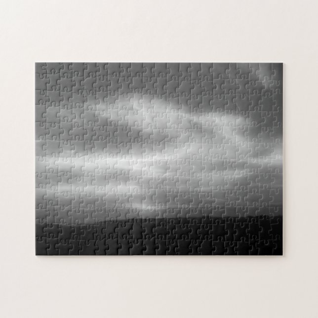 Puzzle San Diego Moody Black and White Sunset (Horizontal)