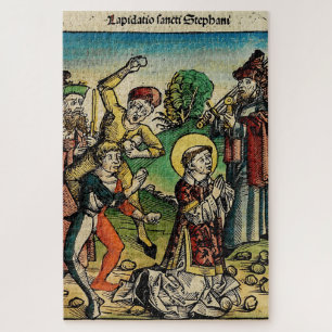 Puzzle San Esteban el Protomártir Iconografía de Arte Fin