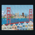 Puzzle San Francisco, CA el | la ciudad por la bahía<br><div class="desc">Características del este diseño un collage de escenas de San Francisco,  California.</div>