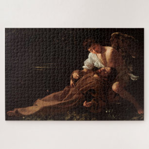 Puzzle San Francisco de Asís en 1595, por Caravaggio