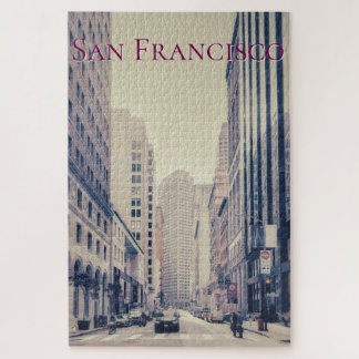 Puzzle San Francisco Downtown Cityscape Street View