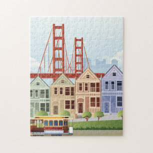 Puzzle San Francisco el   las señoras pintadas