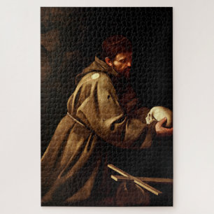Puzzle San Francisco en oración (cristiana) (Caravaggio)
