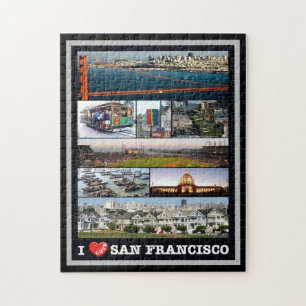 Puzzle San Francisco - I Love - Estados Unidos -