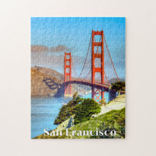 Puzzle San Francisco, Puente Golden Gate, Póster de viaje