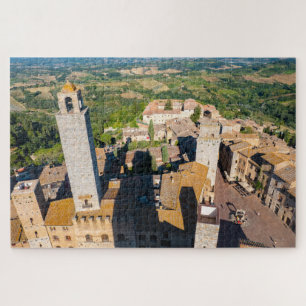Puzzle San Gimignano desde el cielo, Toscana