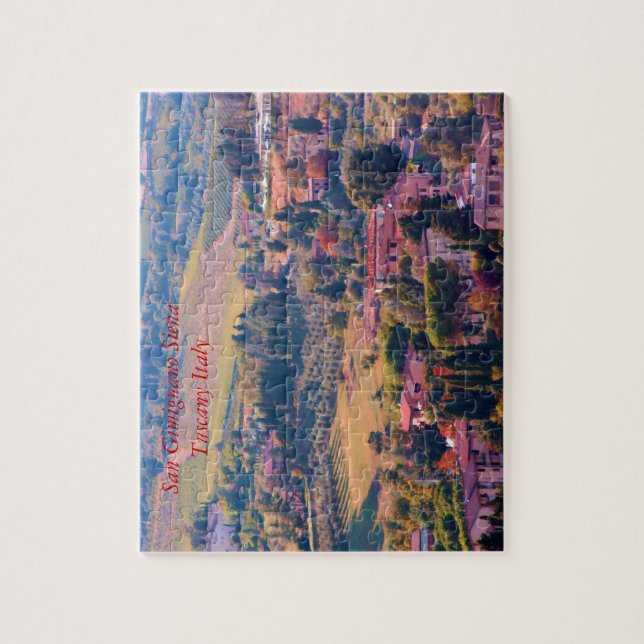 Puzzle San Gimignano Siena Toscana Italia (Vertical)