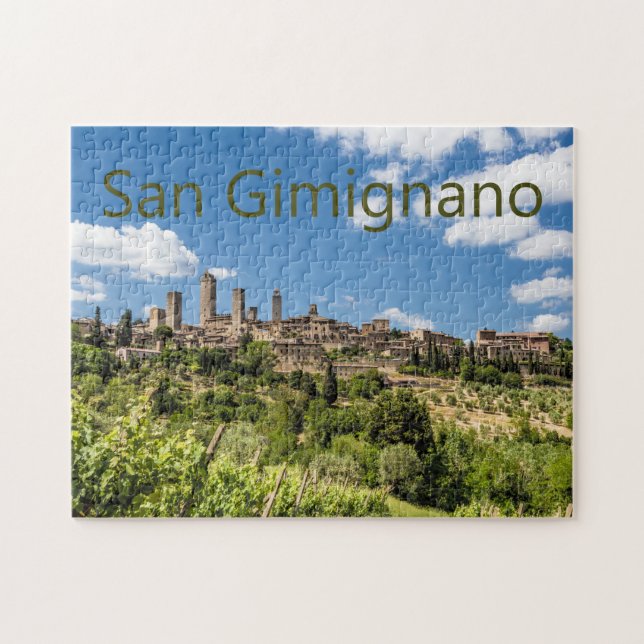 Puzzle San Gimignano Toscana Italia Panorama Souvenir (Horizontal)