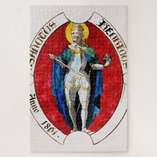 Puzzle San Luis IX de Francia Patrono de Reyes