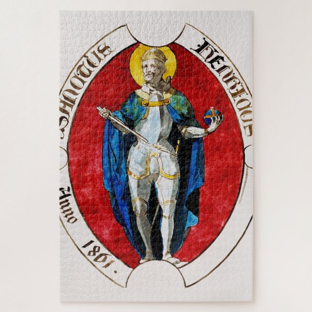 Puzzle San Luis IX de Francia Patrono de Reyes (Vertical)
