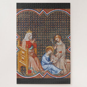 Puzzle San Luis IX de Francia Patrono de Reyes Arte