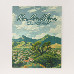 Puzzle San Luis Obispo SLO California Central Coast Retro