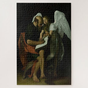 Puzzle San Mateo y el Ángel de Caravaggio