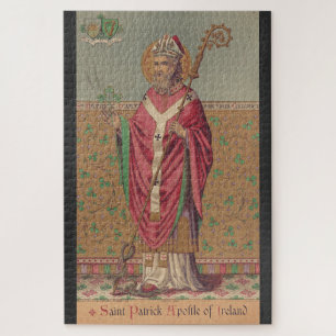 Puzzle San Patricio de Irlanda Arte Céltico Sagrado