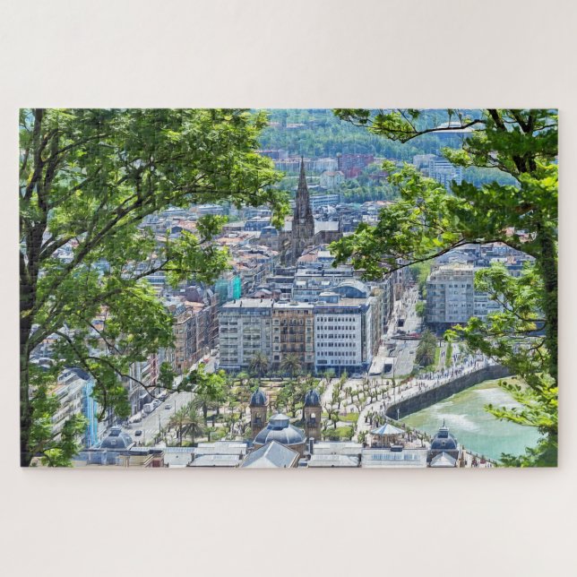 Puzzle San Sebastián. #8. (Horizontal)