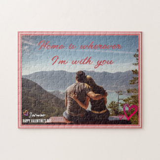 Puzzle San Valentín poema Home está donde quiera que esté