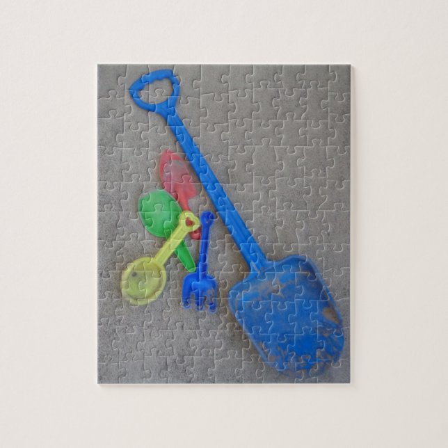 Puzzle Sand Scoops, Niños Playground Beach Summer (Vertical)